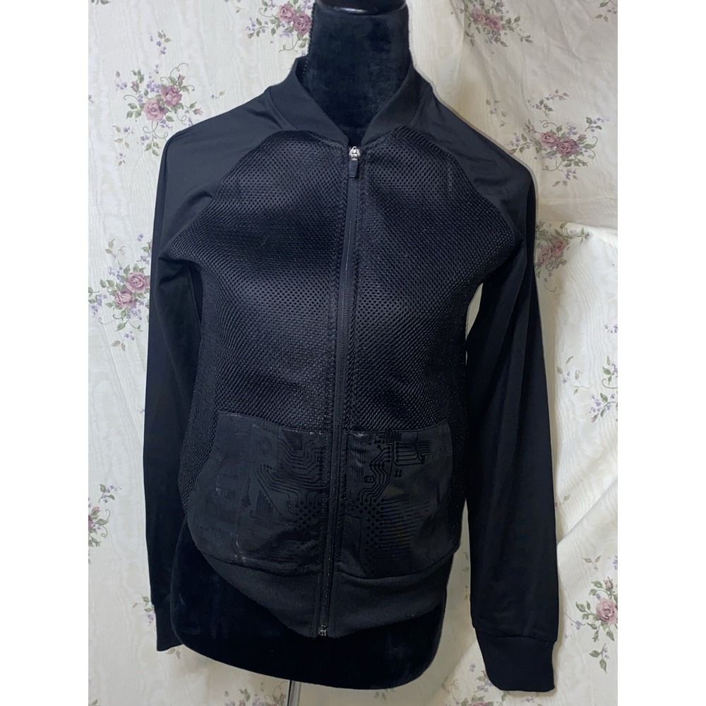 NEW Star Wars Mesh‎ Jacket Unisex MED  Black Full Zip Graphic Print  Long Sleeve - Picture 2 of 8